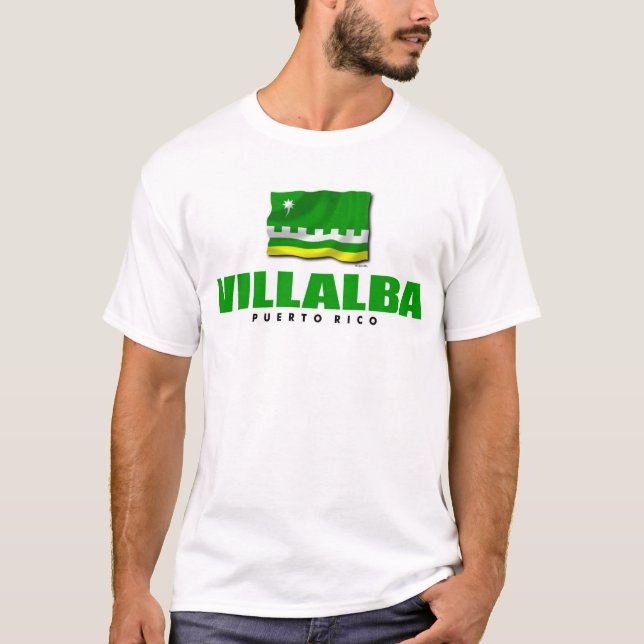 T-shirt de Porto Rico : Villalba (Devant)