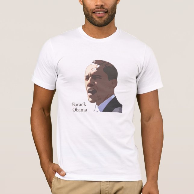 T-shirt de portrait de Barack Obama (Devant)