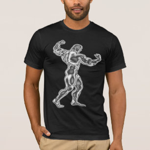 T-shirt de pose du culturisme des hommes
