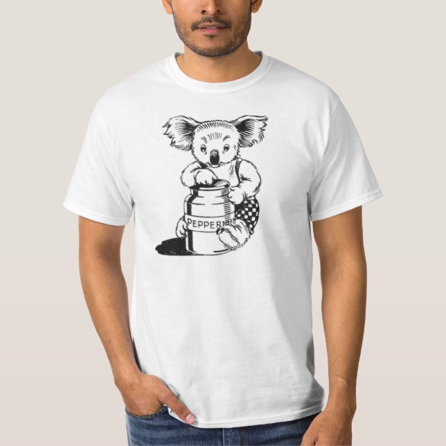 T-shirt de pot de menthe poivrée de Blinky Bill (Devant)