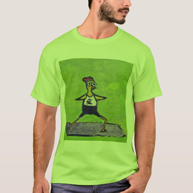 T-shirt de poulet de yogi (Devant)