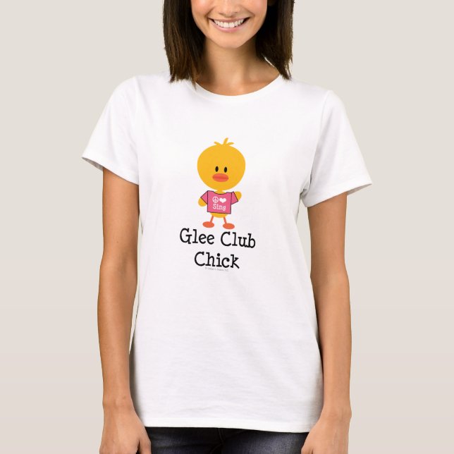 T-shirt de poussin de club d'allégresse (Devant)