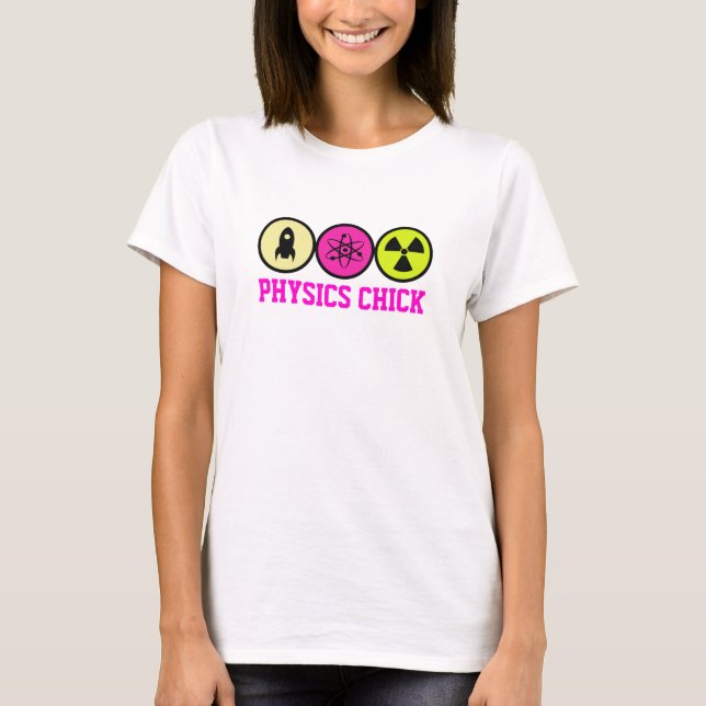 T-shirt de poussin de physique (Devant)