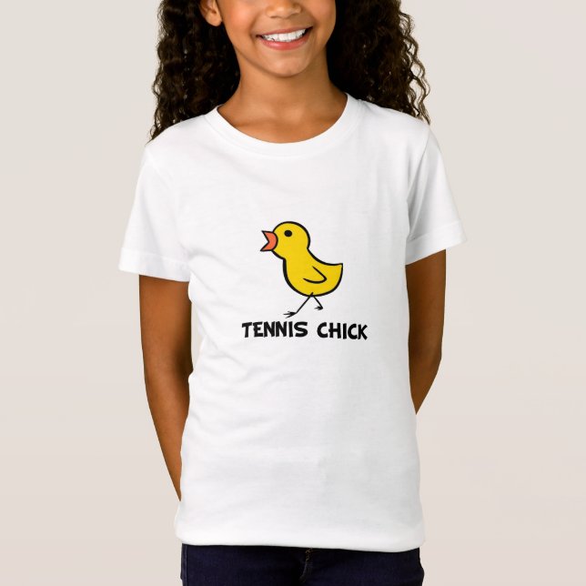 T-shirt de poussin de tennis (Devant)
