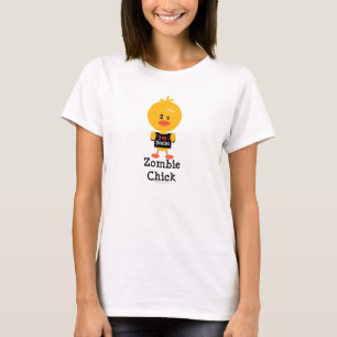 T-shirt de poussin de zombi
