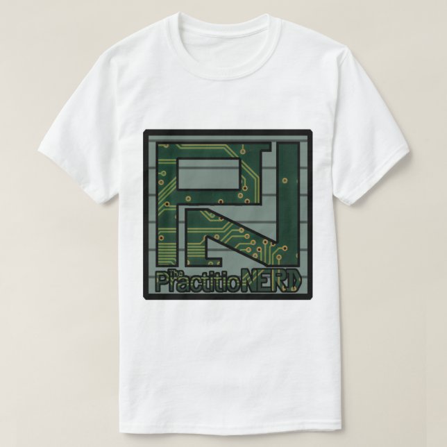 T-shirt de PractitioNERD de technologie (Design devant)