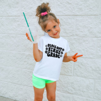 T-shirt de première année Peace Out pour enfants e