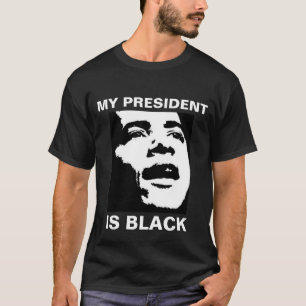 T-shirt de PRÉSIDENT IS BLACK