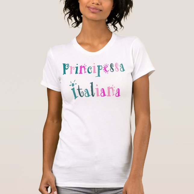 T-shirt de Principessa Italiana (princesse (Devant)