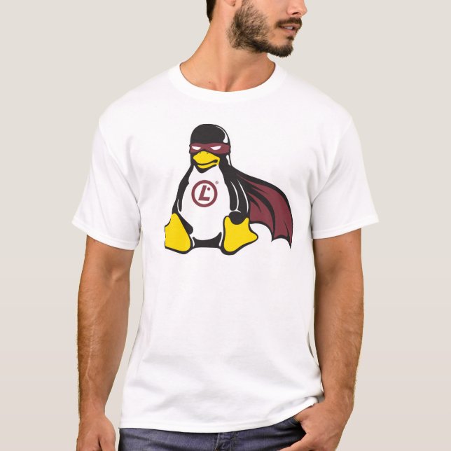 T-shirt de professionnel de Linux de pingouin de (Devant)