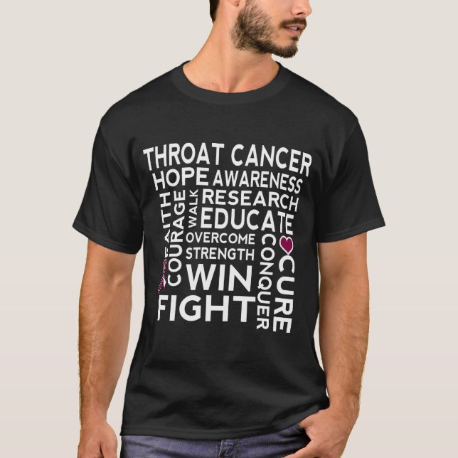 T-shirt de promenade de conscience de cancer de la (Devant)