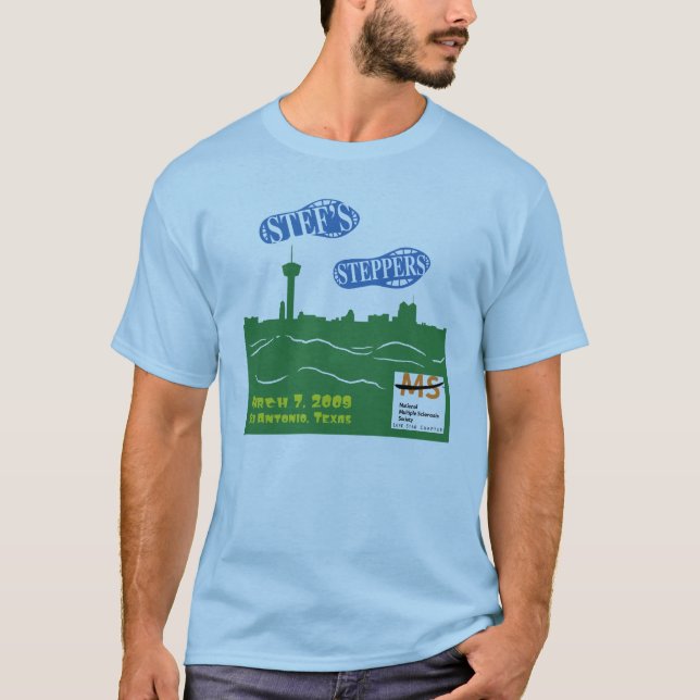 T-shirt de promenade de milliseconde - les (Devant)