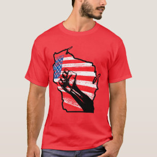 T-shirt de protestation du Wisconsin
