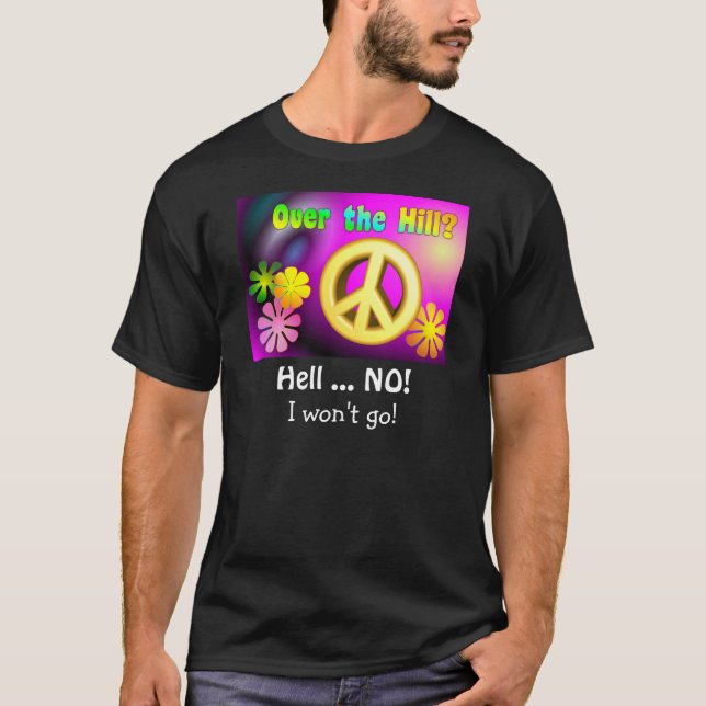 T-shirt de Psychodelic de baby boomer (Devant)