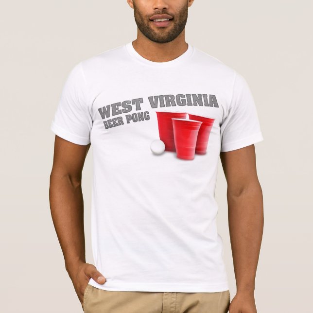 T-shirt de puanteur de bière de la Virginie (Devant)
