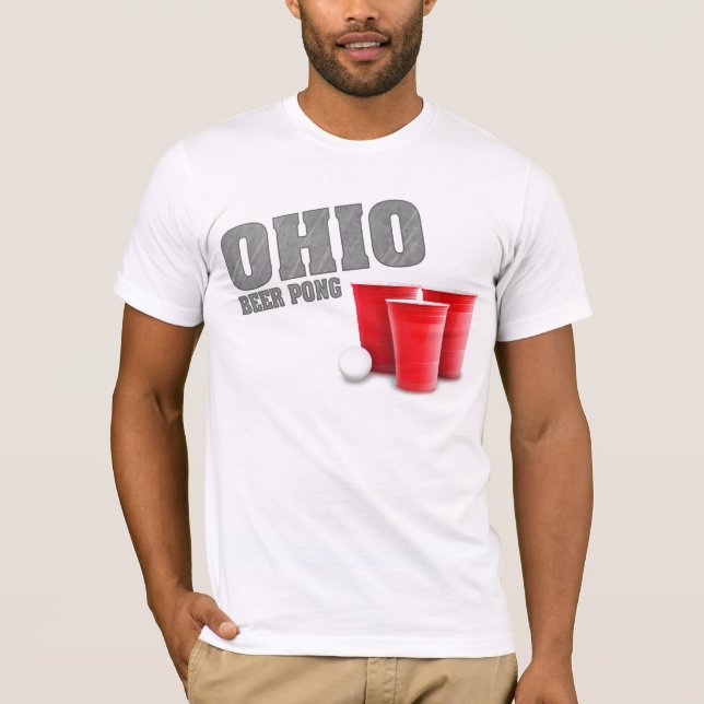 T-shirt de puanteur de bière de l'Ohio (Devant)