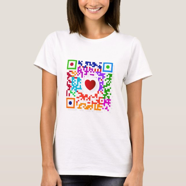 T-shirt de QR-Code (Devant)