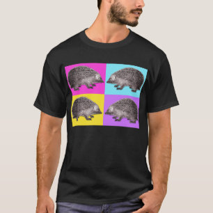 T-shirt de quatre hérissons - couleurs lumineuses