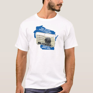 T-shirt de radio publique du Wisconsin