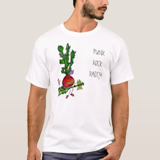 T-shirt de radis de punk rock