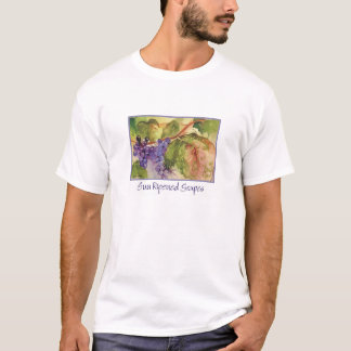 T-shirt de raisin d'aquarelle