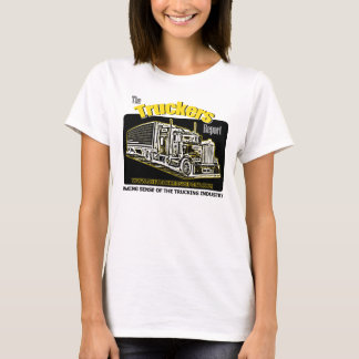 T-shirt de rapport de camionneurs de dames