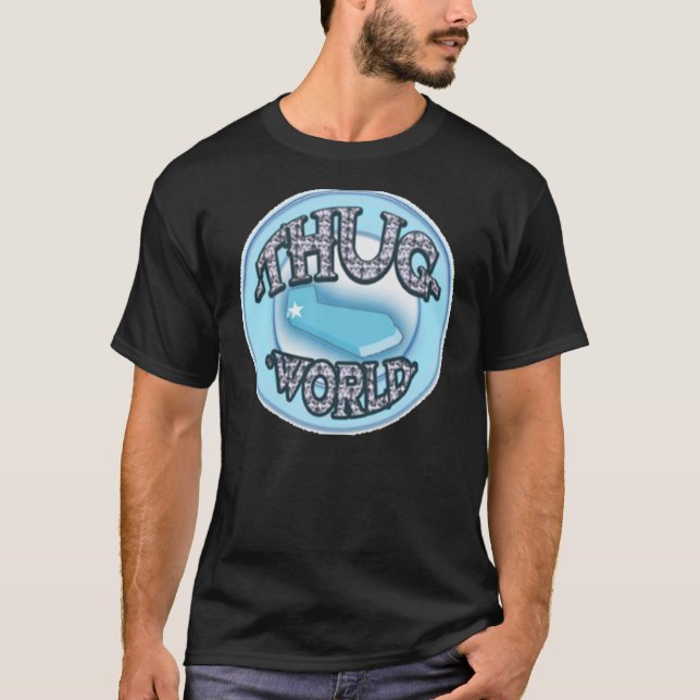 T-shirt de records mondiaux de voyou (Devant)