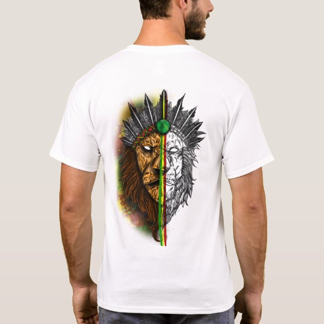 T-shirt de Reggae Lion (Dos)