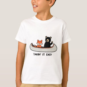 T-shirt de région boisée, Takin il facile
