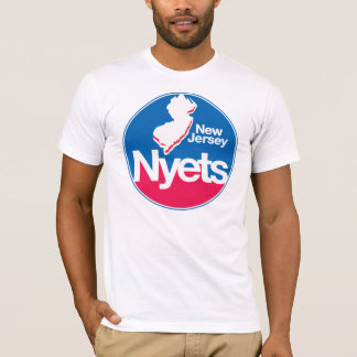 T-shirt de régression de NJ NYETS (logo avant