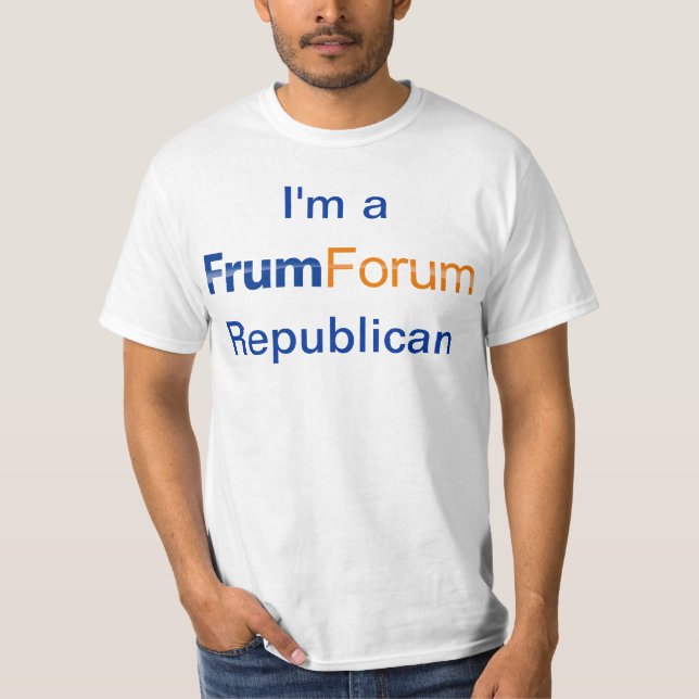 T-shirt de républicain de FrumForum (Devant)