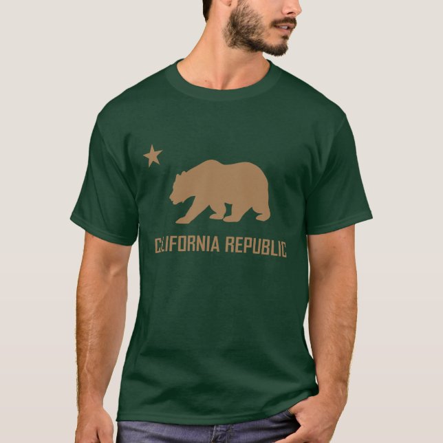 T-shirt de République de la Californie (Devant)
