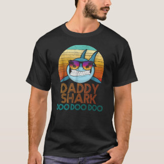 T-shirt de requin de papa. Pièce en t de Doo Doo