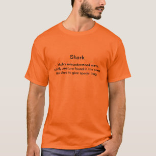 T-shirt de requin, hommes, couleurs claires