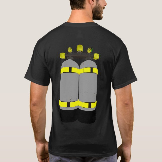 T-shirt de réservoirs de plongeurs autonomes (Dos)