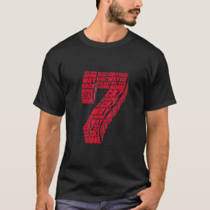 T-shirt De Retour À La Maison Il Est De Retour À Mancheste