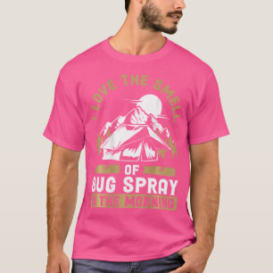 T-shirt De Retour J'Aime L'Odeur De Bug Spray Le Matin