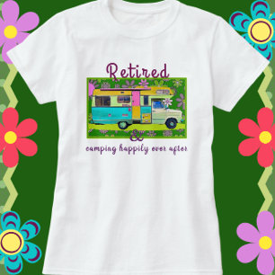 T-shirt de retraite de la remorque vintage Camper