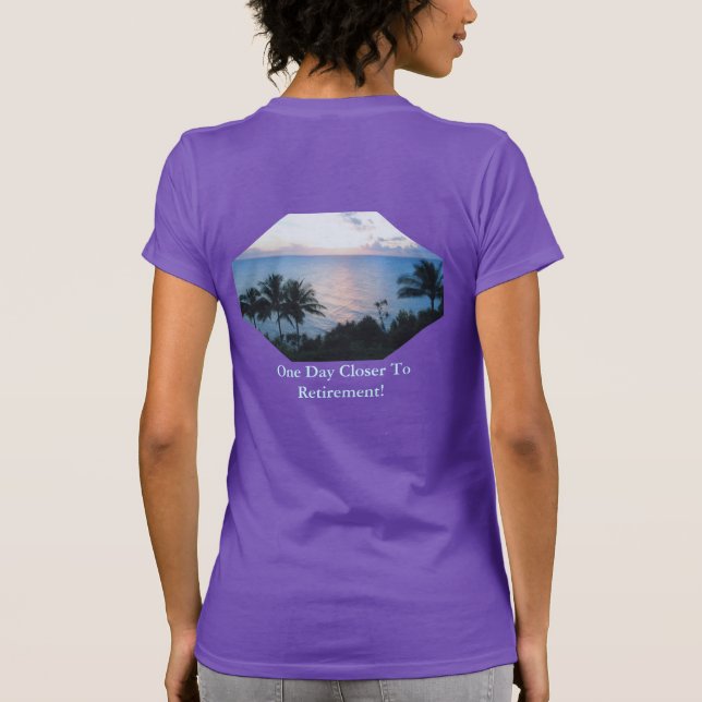 T-SHIRT DE RETRAITE PRESQUE (Dos)