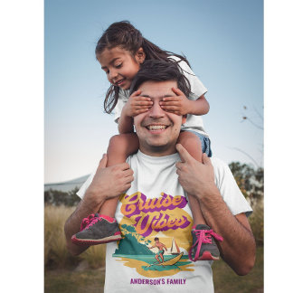T-Shirt de réunion de famille d'été de l'équipage