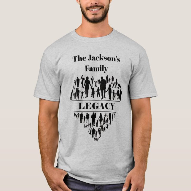 T-shirt de réunion familiale (Devant)