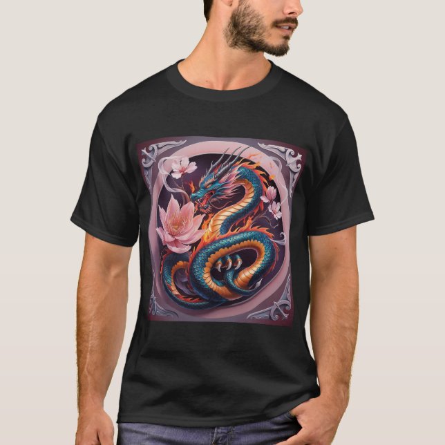 T-shirt de rêve de dragon lunaire" (Devant)