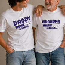 T-shirt de révélation de grossesse de grand-père e