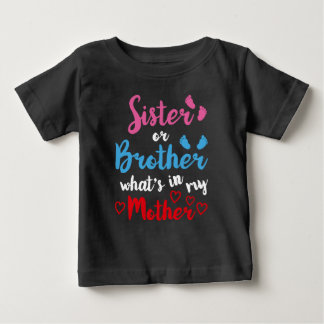 T-Shirt De Révélation De Sexe Pour Enfants