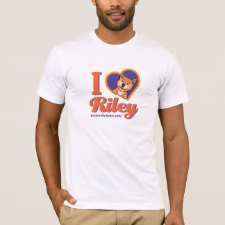 T-shirt de Riley de "coeur" d'I des hommes
