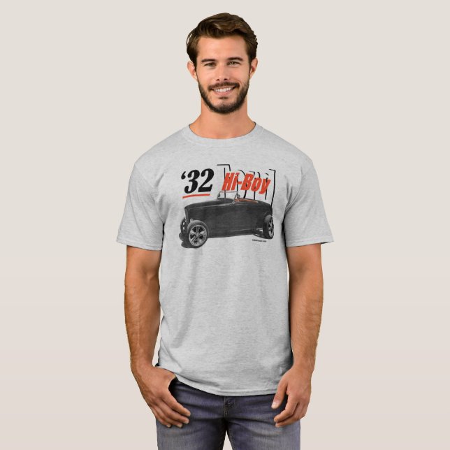 T-shirt de roadster de 1932 HI-BOY (Devant entier)