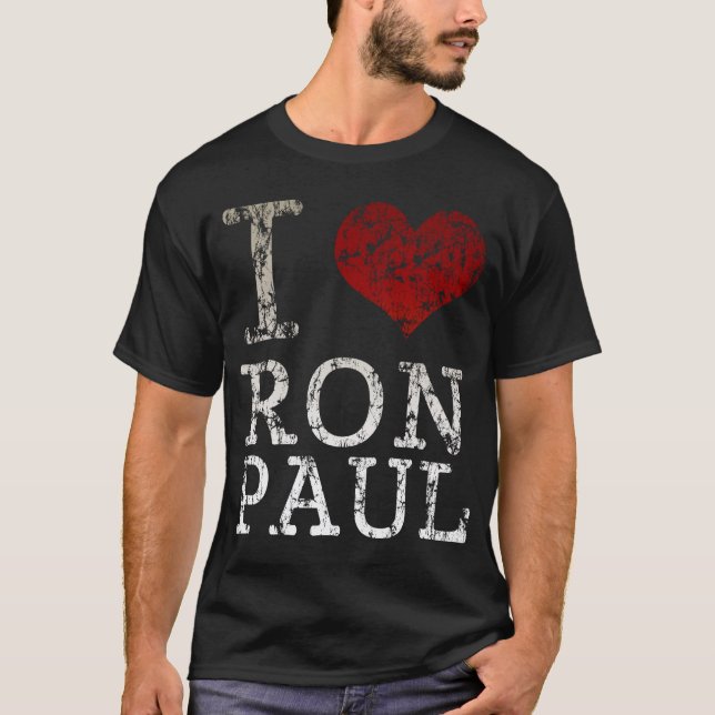 T-shirt de Ron Paul du coeur I (Devant)