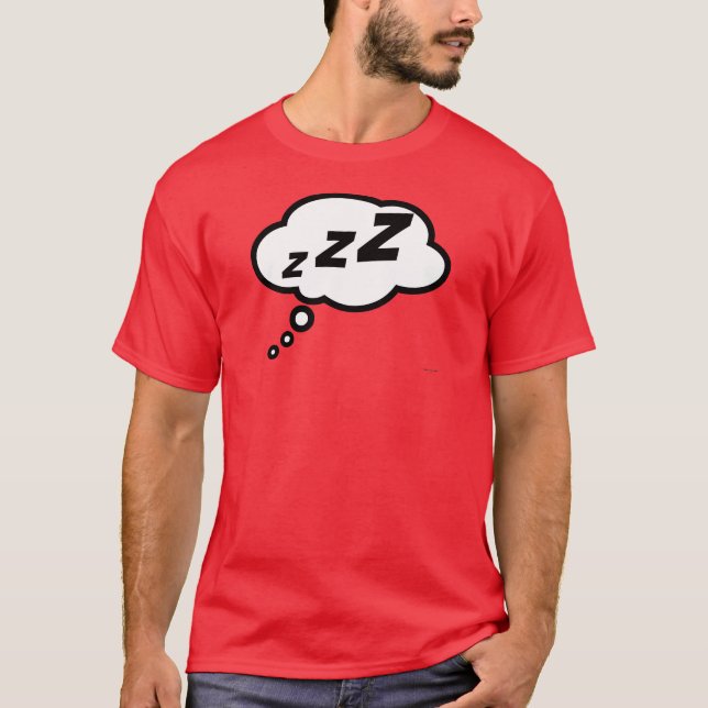 T-shirt de rouge de ballon de zZZ… (Devant)
