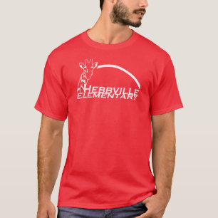 T-shirt de rouge d'école primaire de Hebbville