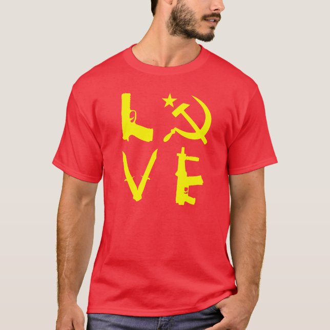 T-shirt De Russie w/LOVE (Devant)